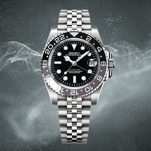 Seiko Mod GMT Bruce Wayne