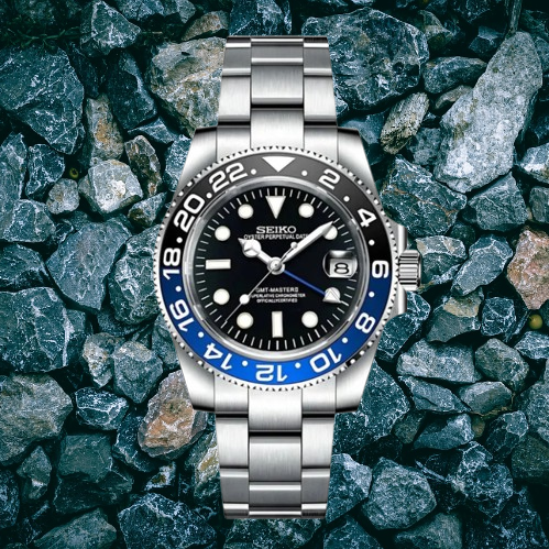 Seiko Mod GMT Batman