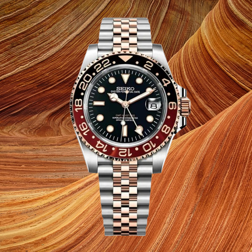 Seiko Mod GMT Twotone Coke