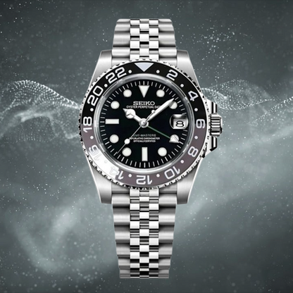 Seiko Mod GMT Bruce Wayne