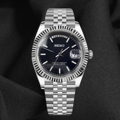 Seiko Mod Day-Date Classic Black